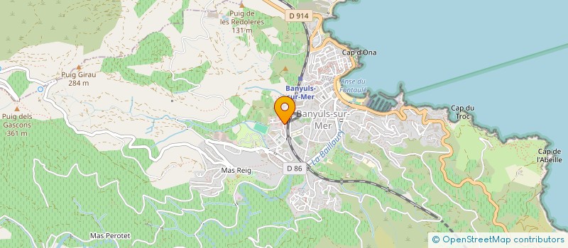 localisation de l'entreprise MONSIEUR AZZEDINE BOUAMMACHE  BANYULS-SUR-MER