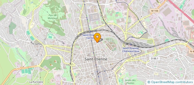 localisation de l'entreprise MONSIEUR AZZEDINE BOUAZZAOUI  SAINT-ETIENNE