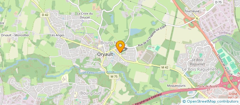 localisation de l'entreprise MONSIEUR AZZEDINE BOUDOUAIA à ORVAULT