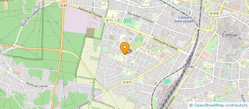 localisation de l'entreprise MONSIEUR AZZEDINE BOUKROUH  COLMAR