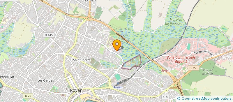 localisation de l'entreprise MONSIEUR AZZEDINE BOUTAYEB  ROYAN