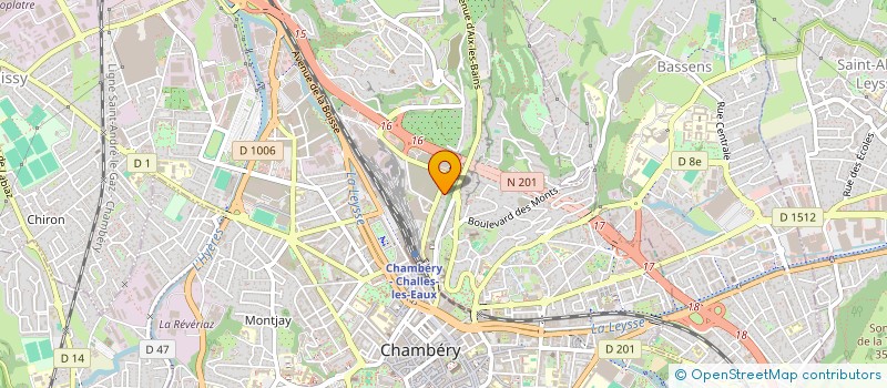 localisation de l'entreprise MONSIEUR AZZEDINE BOUTEBA  CHAMBERY