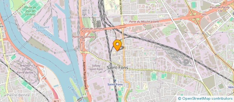 localisation de l'entreprise MONSIEUR AZZEDINE CHAIBI  SAINT-FONS