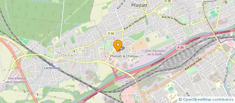 localisation de l'entreprise MONSIEUR AZZEDINE DJEMLI  PFASTATT