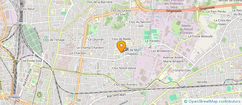 localisation de l'entreprise MONSIEUR AZZEDINE EL JABLI à ORLEANS
