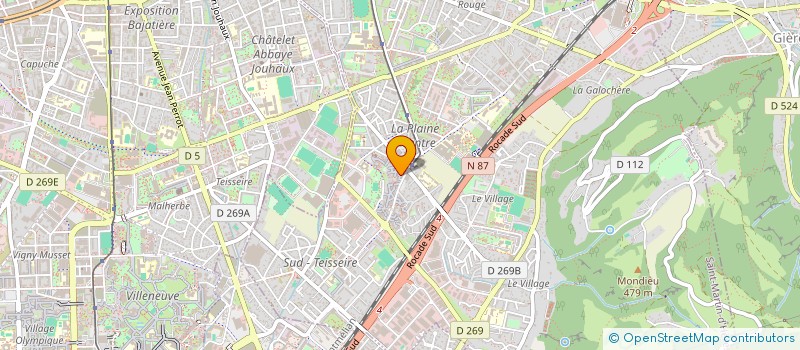 localisation de l'entreprise MONSIEUR AZZEDINE EL-MEZOUARY  SAINT-MARTIN-D'HERES