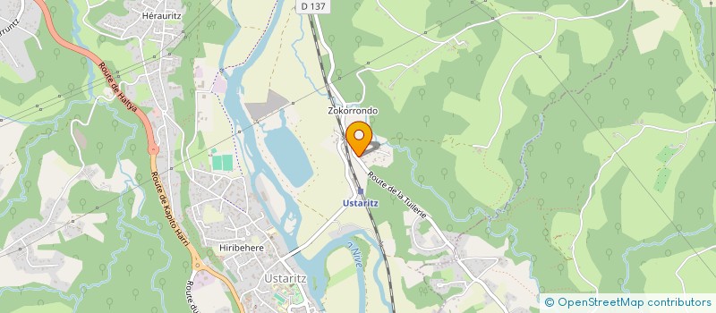 localisation de l'entreprise MONSIEUR AZZEDINE EL OUANNAN  USTARITZ