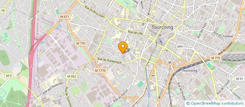 localisation de l'entreprise MONSIEUR AZZEDINE FARHI  ROUBAIX