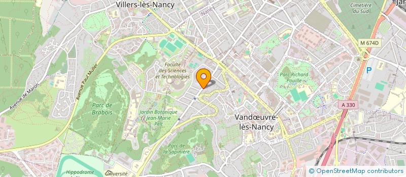 localisation de l'entreprise MONSIEUR AZZEDINE GUENDOUZ  VANDUVRE-LES-NANCY