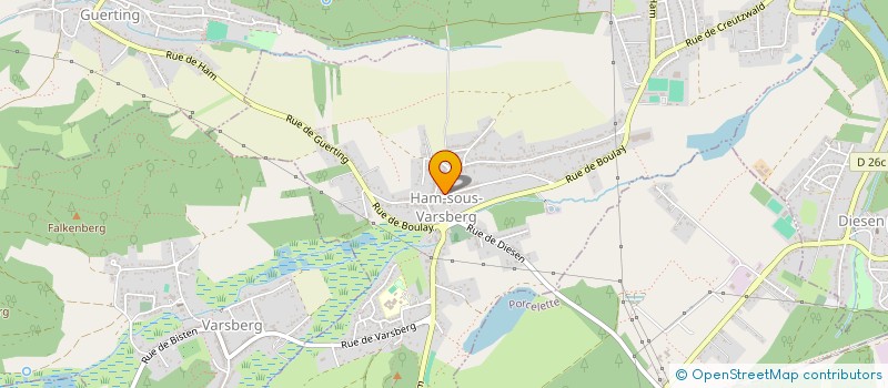 localisation de l'entreprise MONSIEUR AZZEDINE GUITTOUNE  HAM-SOUS-VARSBERG