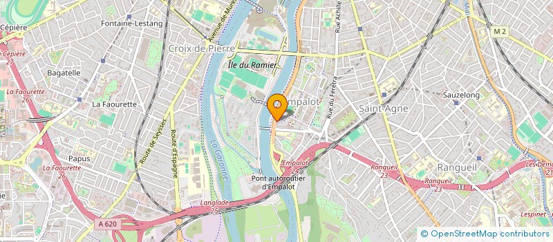 localisation de l'entreprise MONSIEUR AZZEDINE HAKAOUI  TOULOUSE