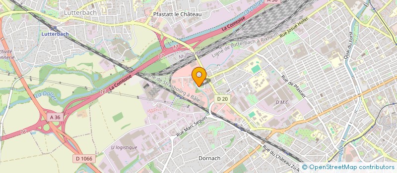 localisation de l'entreprise MONSIEUR AZZEDINE HAKKAR  ILLZACH