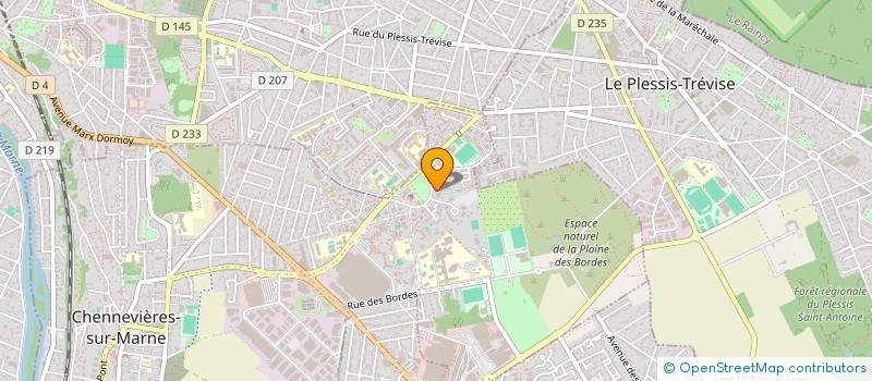 localisation de l'entreprise MONSIEUR AZZEDINE KENTRA  CHENNEVIERES-SUR-MARNE