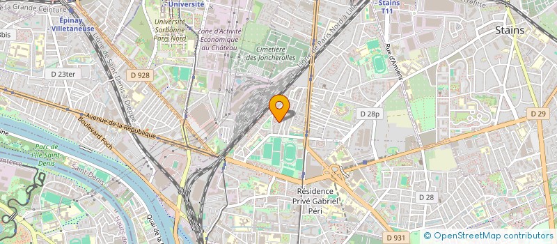 localisation de l'entreprise MONSIEUR AZZEDINE LAMARI  SAINT-DENIS