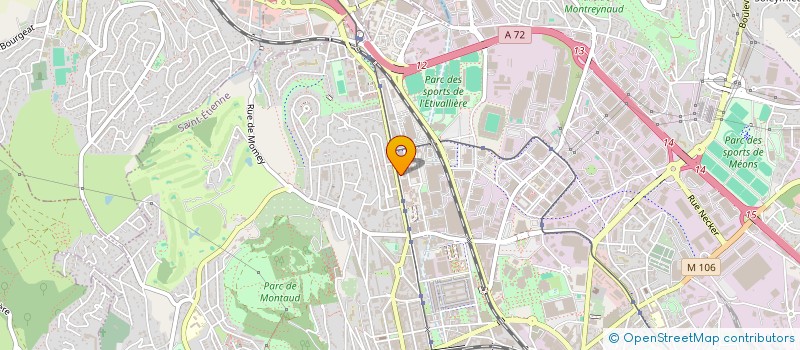 localisation de l'entreprise MONSIEUR AZZEDINE MAKHLOUF  SAINT-ETIENNE