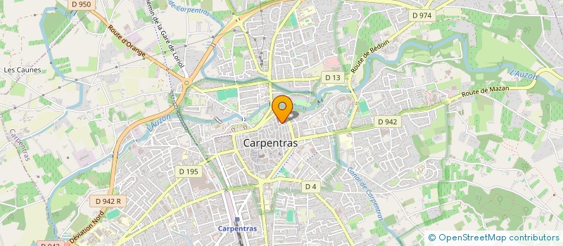 localisation de l'entreprise MONSIEUR AZZEDINE MALEK à CARPENTRAS