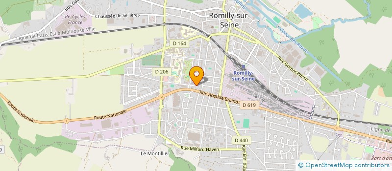 localisation de l'entreprise MONSIEUR AZZEDINE MALI  ROMILLY-SUR-SEINE