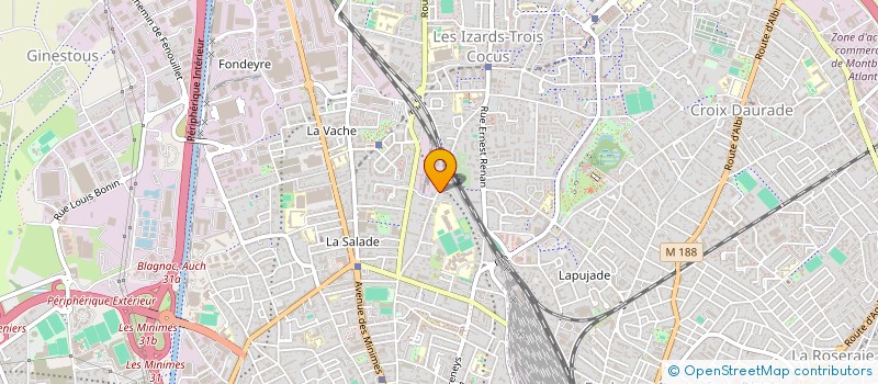 localisation de l'entreprise MONSIEUR AZZEDINE MEHAMDIA à TOULOUSE
