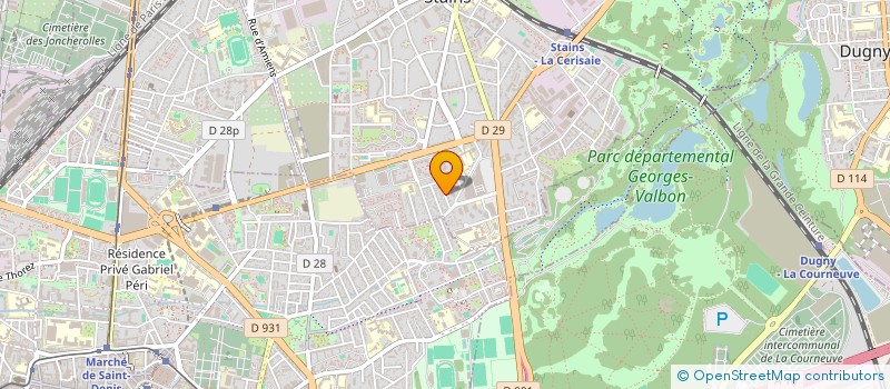 localisation de l'entreprise MONSIEUR AZZEDINE NACER à STAINS