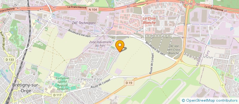 localisation de l'entreprise MONSIEUR AZZEDINE NAIT SLIMANI  LE PLESSIS-PATE