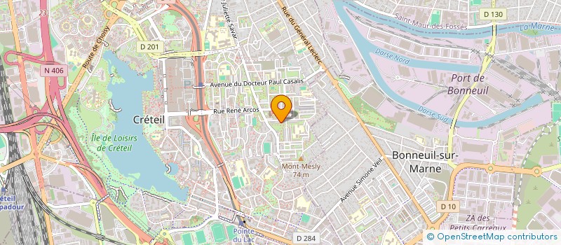 localisation de l'entreprise MONSIEUR AZZEDINE OULD BOUAMAMA  CRETEIL