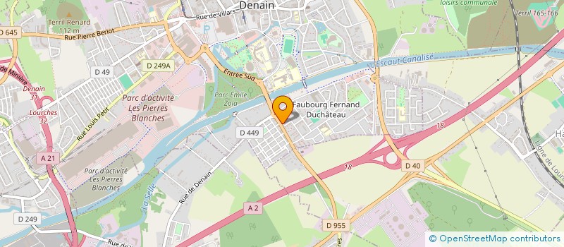 localisation de l'entreprise MONSIEUR AZZEDINE SAADI  DENAIN