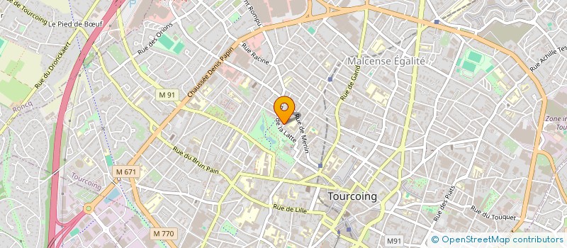 localisation de l'entreprise MONSIEUR AZZEDINE SAOULI  TOURCOING