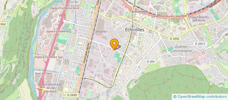 localisation de l'entreprise MONSIEUR AZZEDINE SEOUD à ECHIROLLES