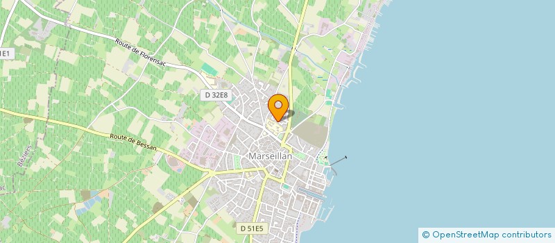 localisation de l'entreprise MONSIEUR AZZEDINE SOUADKI à MARSEILLAN