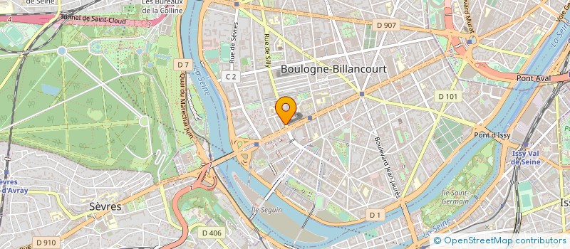 localisation de l'entreprise MONSIEUR AZZEDINE TIGUERFA à BOULOGNE-BILLANCOURT
