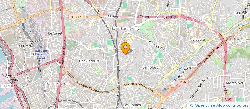 localisation de l'entreprise MONSIEUR AZZEDINE TOUAHRI à MARSEILLE