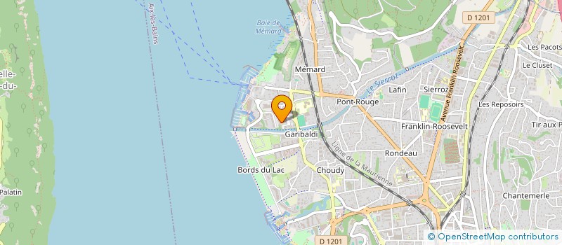 localisation de l'entreprise MONSIEUR AZZEDINE YAHIA à AIX-LES-BAINS