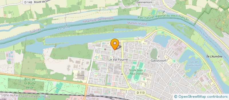 localisation de l'entreprise MONSIEUR AZZEDINE YEFSAH  MANTES-LA-JOLIE