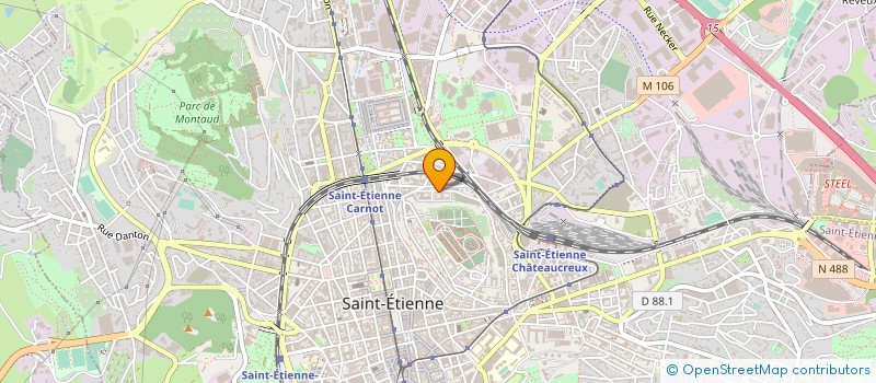 localisation de l'entreprise MONSIEUR AZZIZ ABED-RELAM  SAINT-ETIENNE