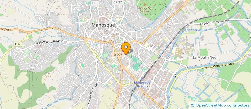 localisation de l'entreprise MONSIEUR AZZOUZ EL MERNISSI à MANOSQUE