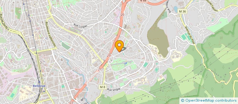 localisation de l'entreprise MONSIEUR AZZOUZ HAFFAD  SAINT-ETIENNE