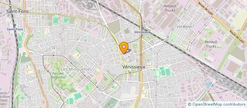 localisation de l'entreprise MONSIEUR AZZOUZ NEFTI  VENISSIEUX