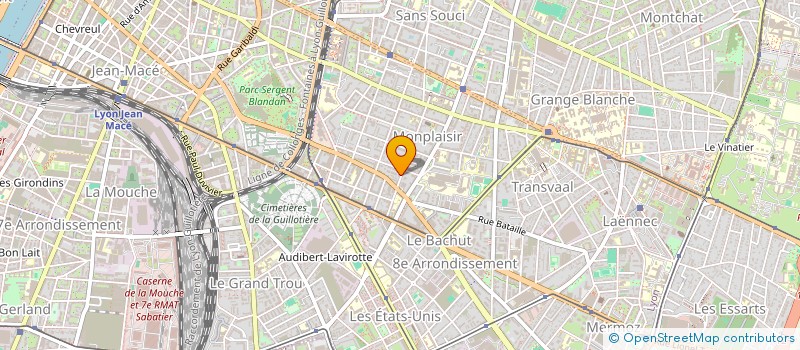 localisation de l'entreprise MONSIEUR BA-DZUY NGO  LYON