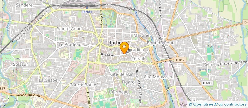 localisation de l'entreprise MONSIEUR BAALI OUBAALI à TARBES