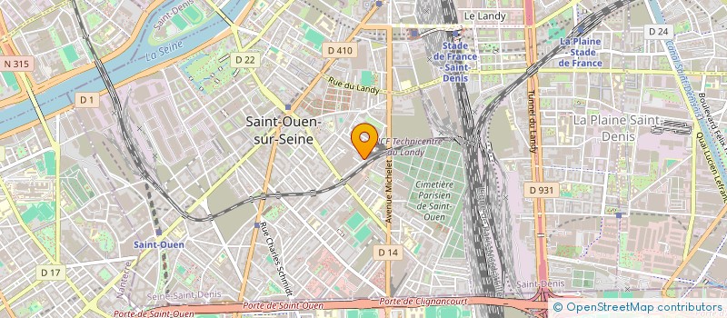 localisation de l'entreprise MONSIEUR BAAZAOUI ASSEM à SAINT-OUEN-SUR-SEINE