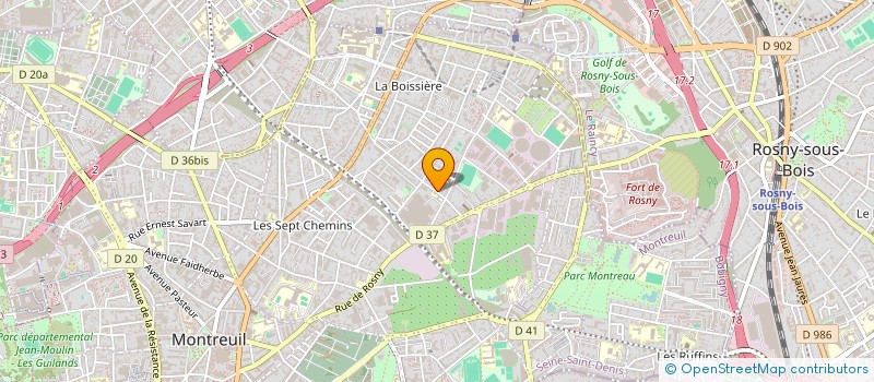 localisation de l'entreprise MONSIEUR BAAZIZ BILLAL à MONTREUIL