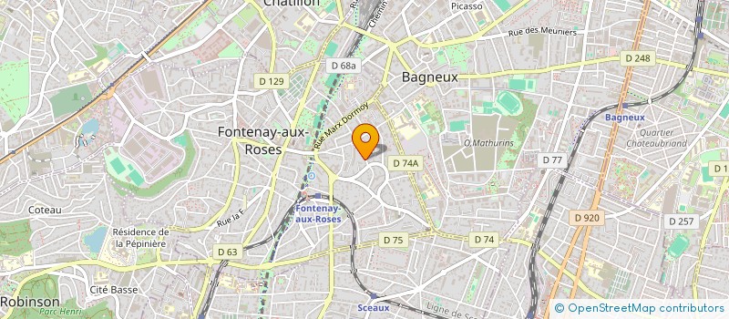 localisation de l'entreprise MONSIEUR BABA CISSE à FONTENAY-AUX-ROSES