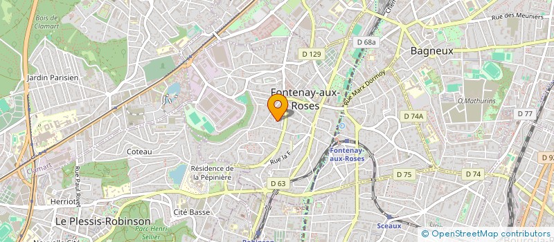 localisation de l'entreprise MONSIEUR BABA DIALLO à FONTENAY-AUX-ROSES