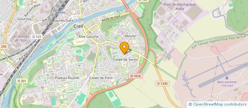 localisation de l'entreprise MONSIEUR BABA-DJOULDE NDIAYE  CREIL