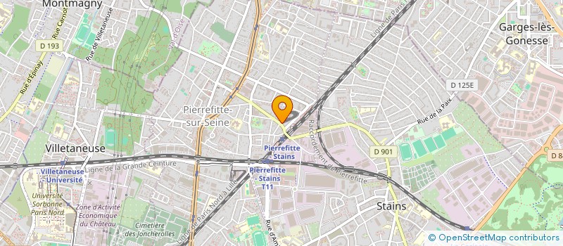 localisation de l'entreprise MONSIEUR BABA DORO DIOMBERA à PIERREFITTE-SUR-SEINE