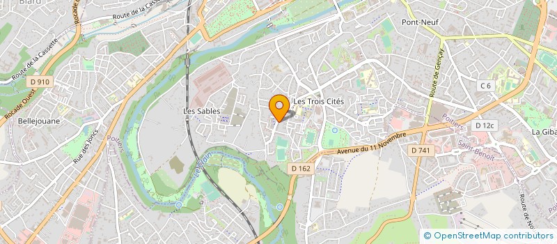 localisation de l'entreprise MONSIEUR BABA DRAME à POITIERS