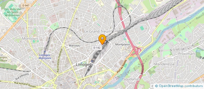 localisation de l'entreprise MONSIEUR BABA GASSAMA à LIMOGES