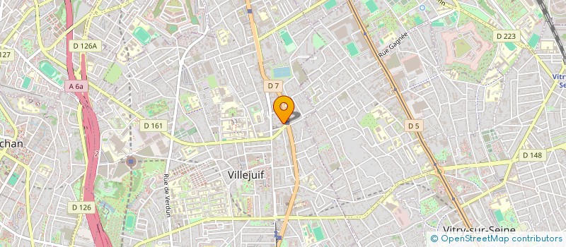 localisation de l'entreprise MONSIEUR BABA GUIRASSY  VILLEJUIF