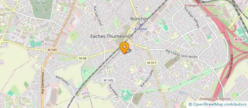 localisation de l'entreprise MONSIEUR BABA KALIDOU DANSOKO à FACHES-THUMESNIL