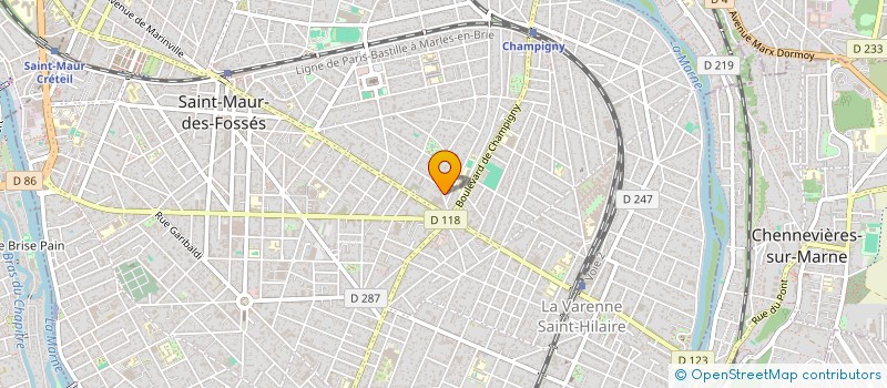 localisation de l'entreprise MONSIEUR BABA KONE à SAINT-MAUR-DES-FOSSES